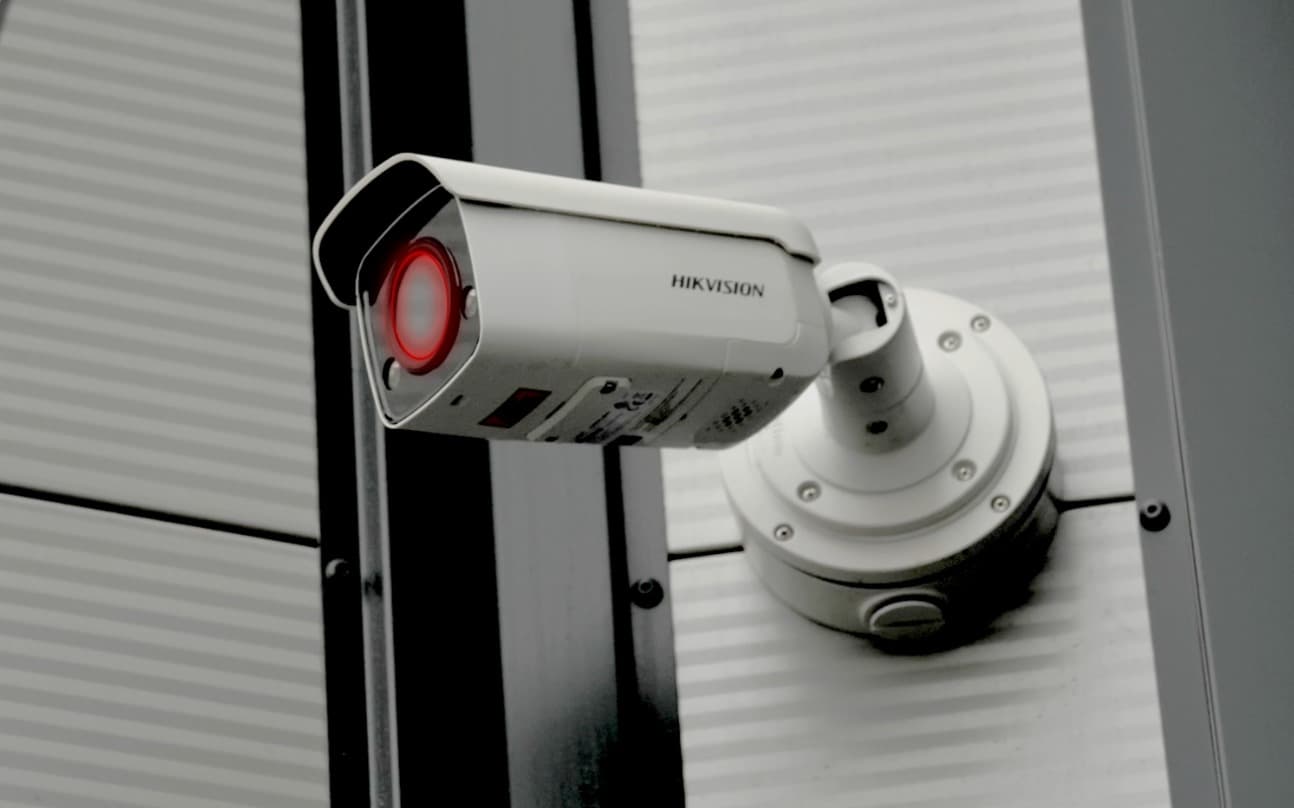 Caméras de surveillance installées