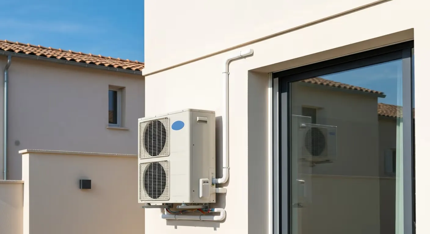 Pompe à chaleur installée