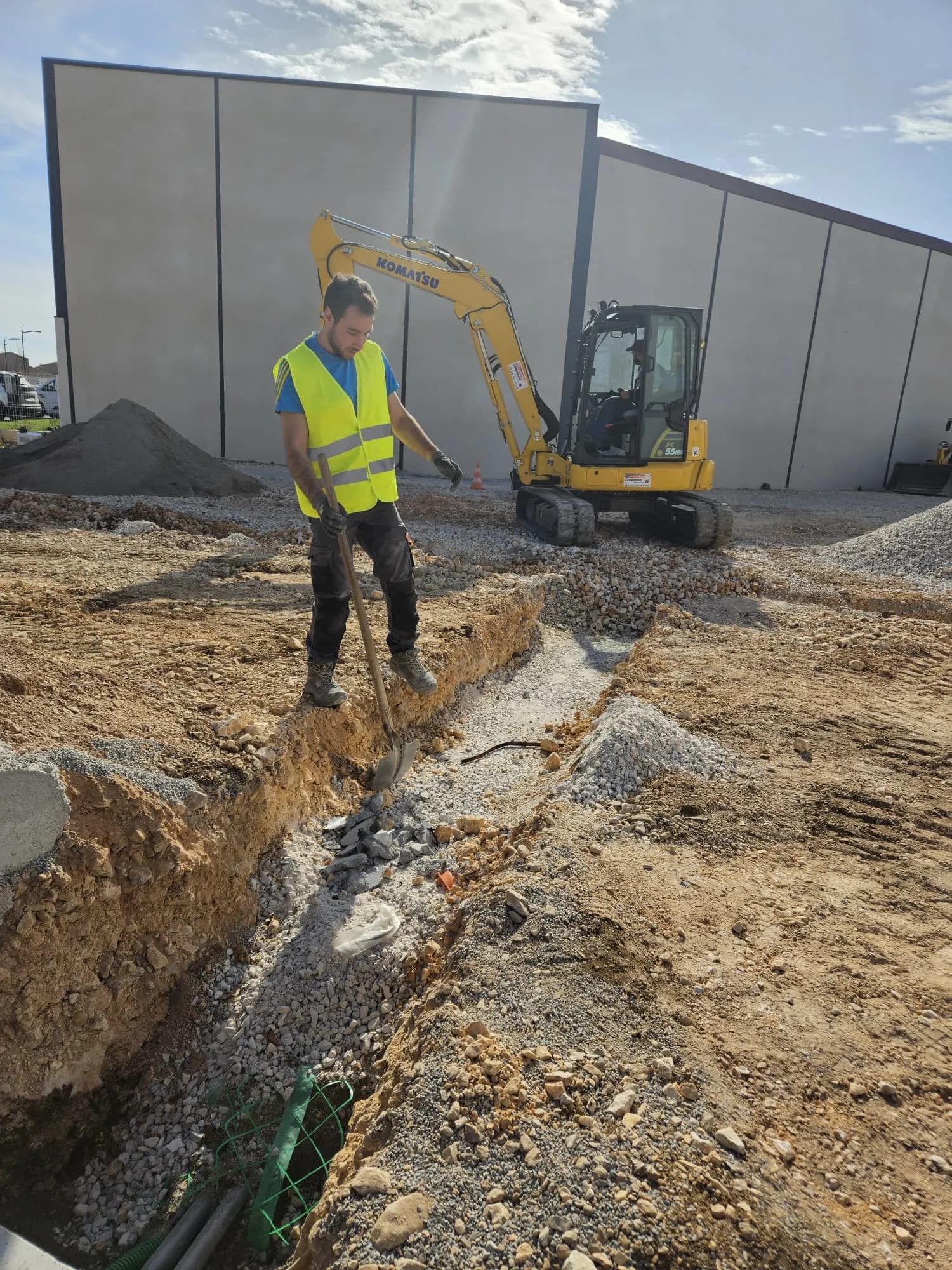 Travaux de terrassement et génie civil